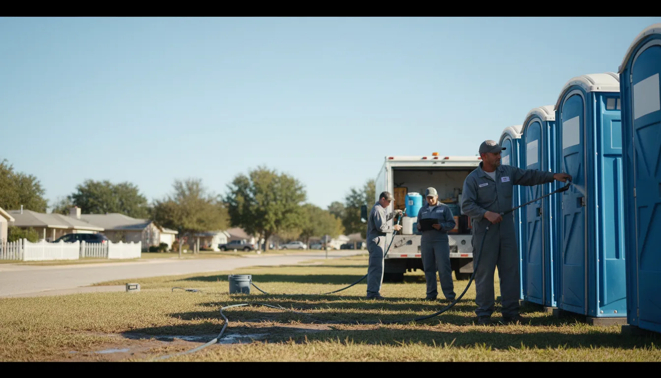 Long-Term Portable Toilet Rental in Walcott, IA near me
